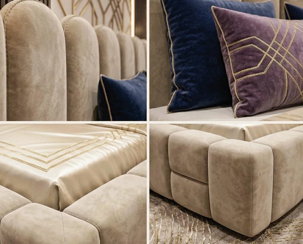 Details of the bed Eclettico