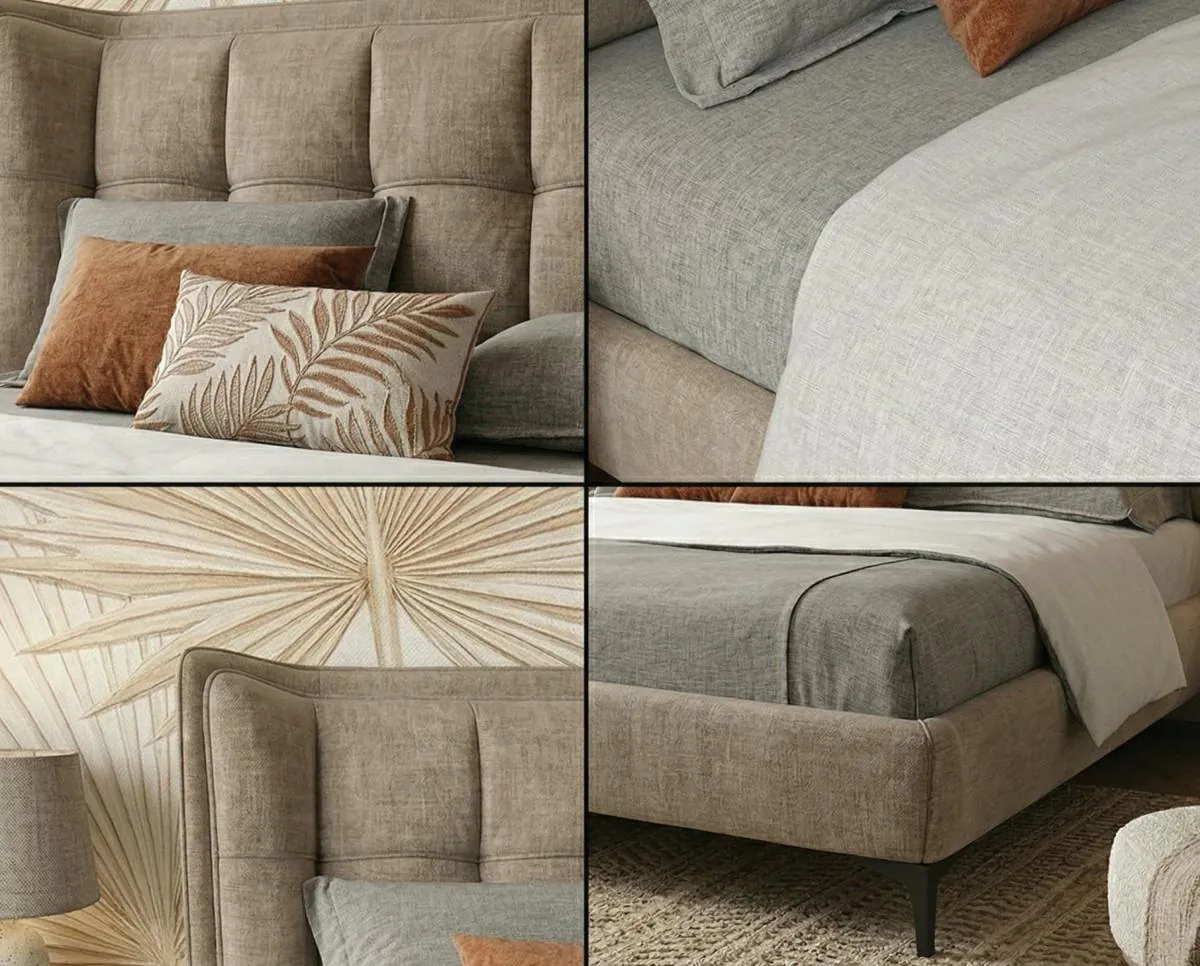 Details of the bed Ettore