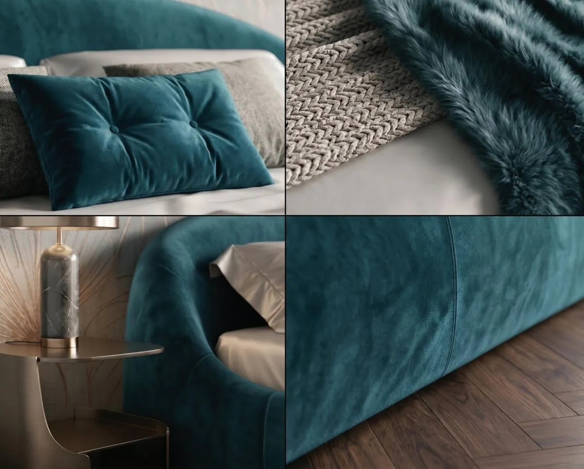 Details of the bed Lunatico