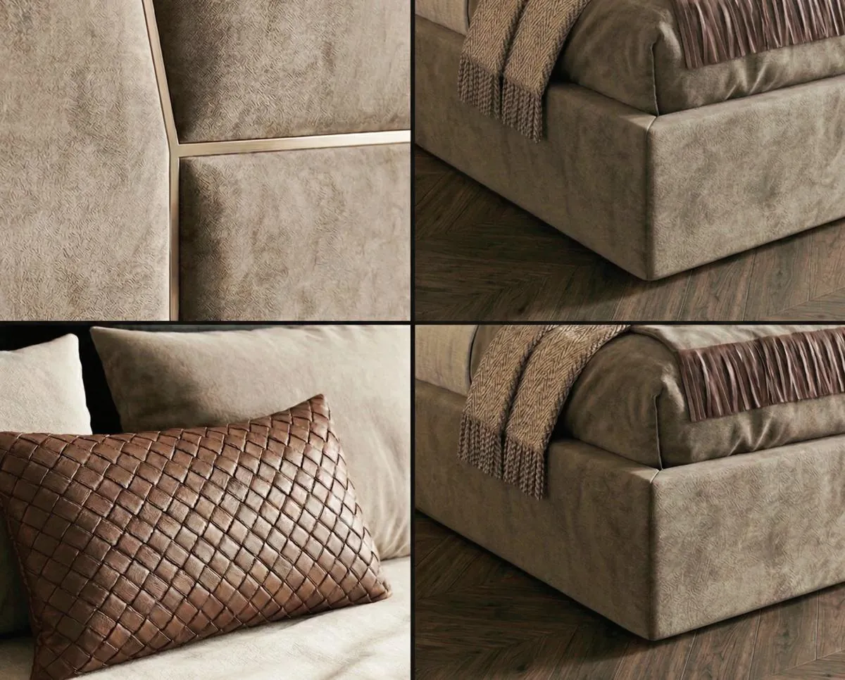 Details of the bed Notturno