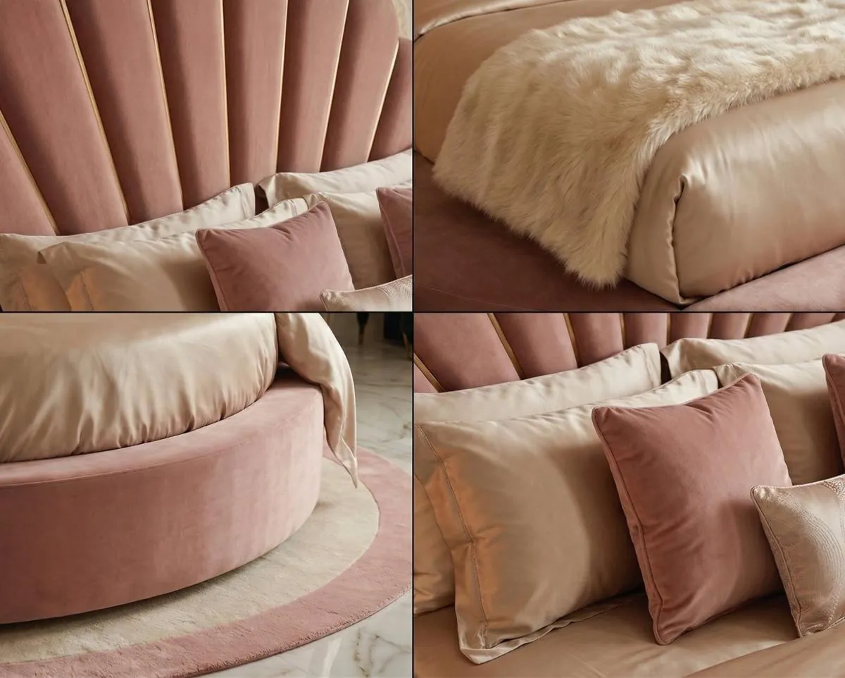Details of the bed Sirena