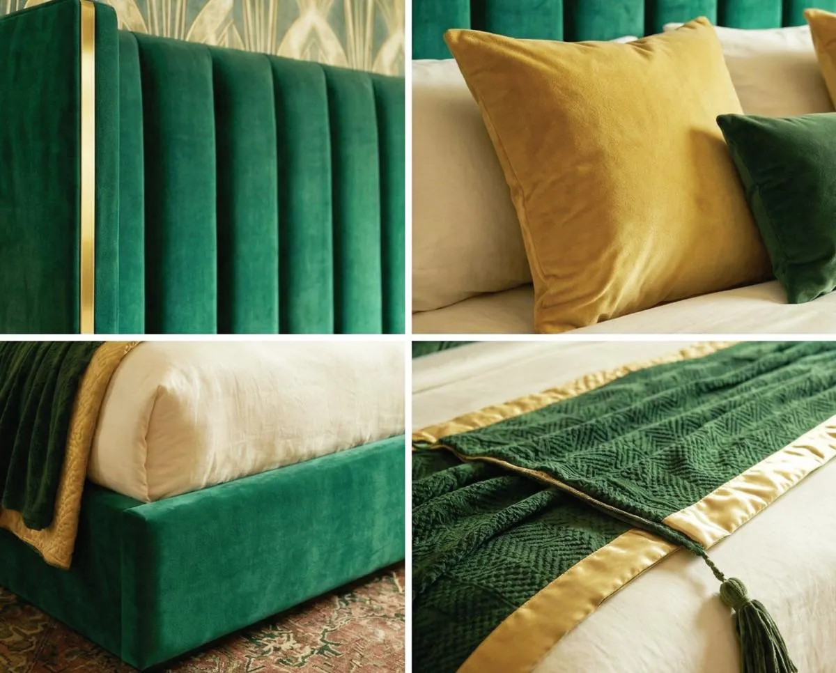 Details of the bed Titano