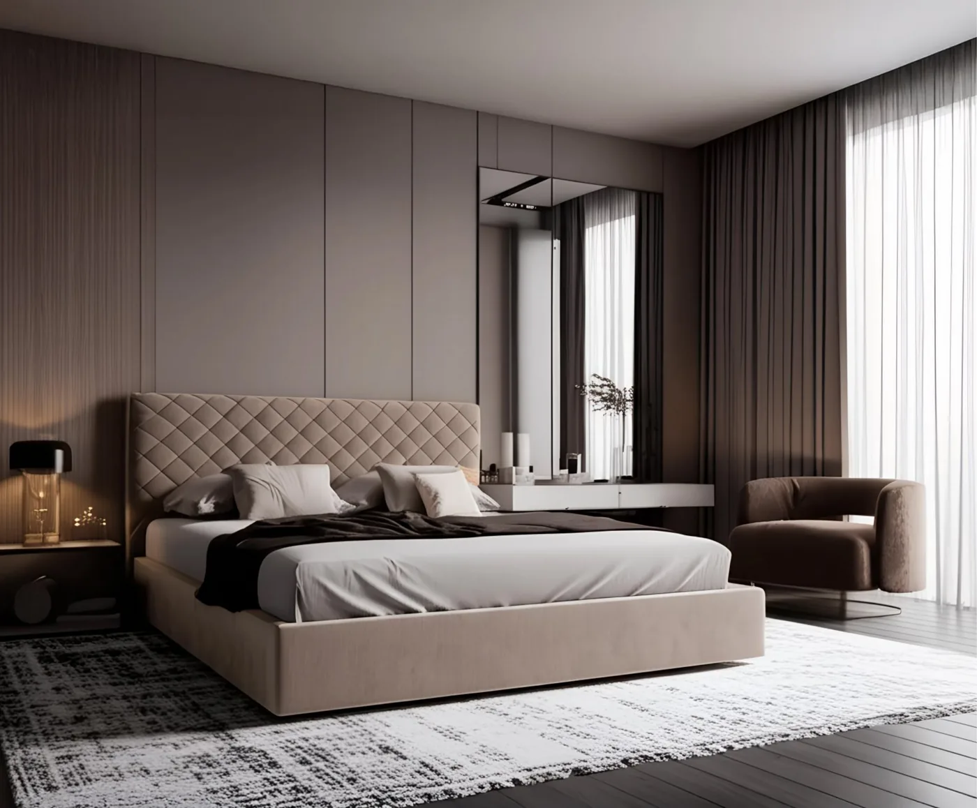 Lit Grey, mise en scène